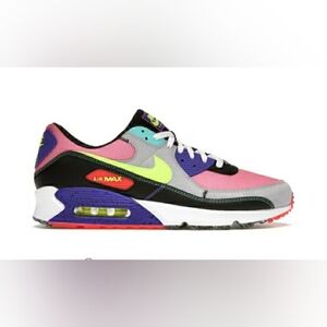 NIKE Air Max 90 Size 8 Mens Exeter Edition Colorful Kicks Shoes